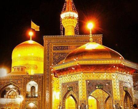 عکس حرم امام حسین و امام رضا