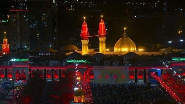 عکس امام حسین از پشت