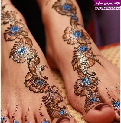 عکس حنا روی دست دخترانه جدید