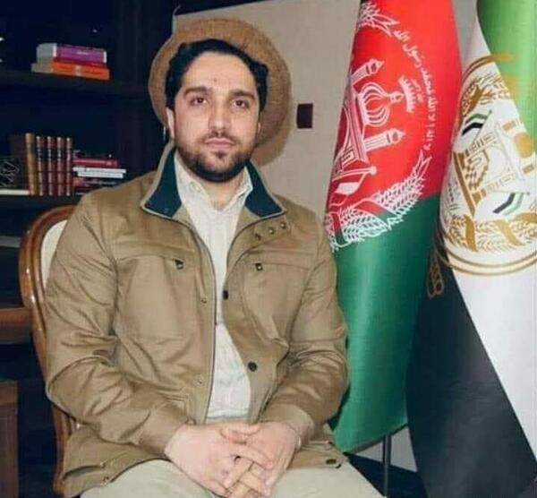 عکس احمد مسعود و همسرش