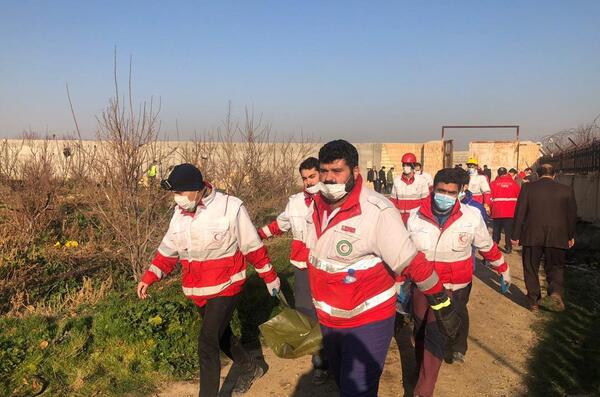 عکس جسدهای سوخته هواپیمای اوکراین