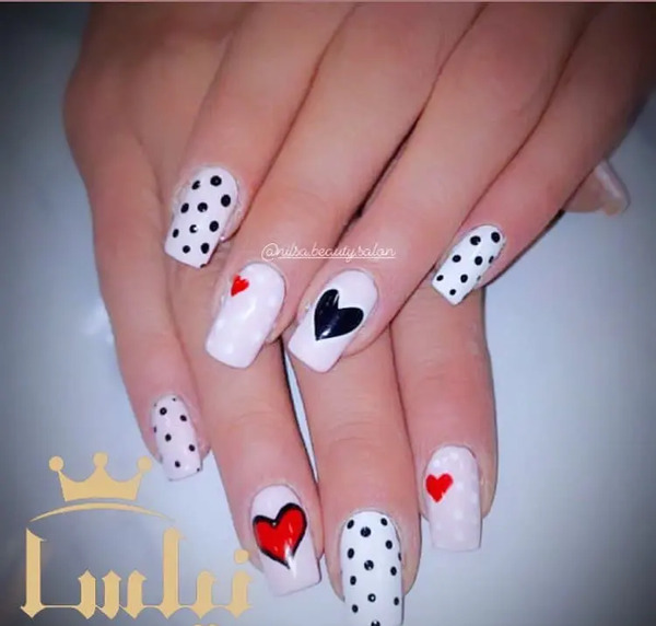 عکس طرح ناخن کاشت