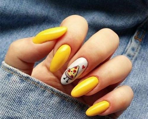 عکس ژلیش ناخن رنگ جگری