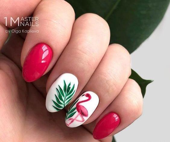 عکس ژلیش ناخن رنگ جگری