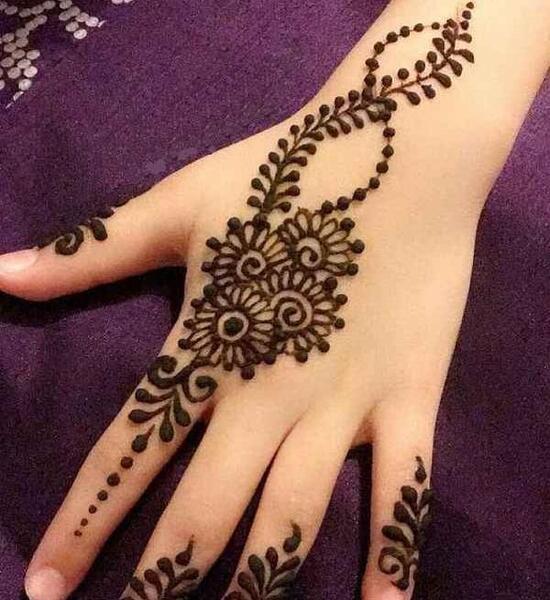 عکس های حنا روی دست