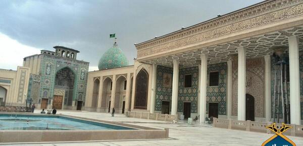 عکس صحن جدید شاهچراغ