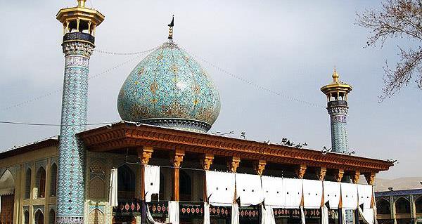 عکس صحن جدید شاهچراغ