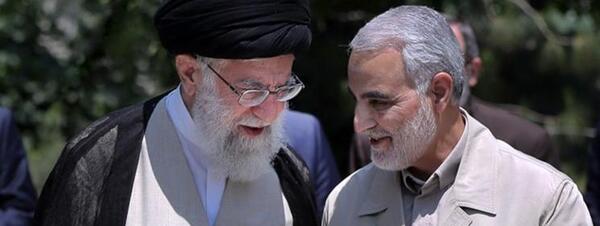 عکس تصاویر رهبر انقلاب و حاج قاسم سلیمانی