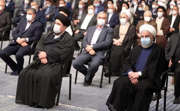 عکس روحانی با رهبر انقلاب