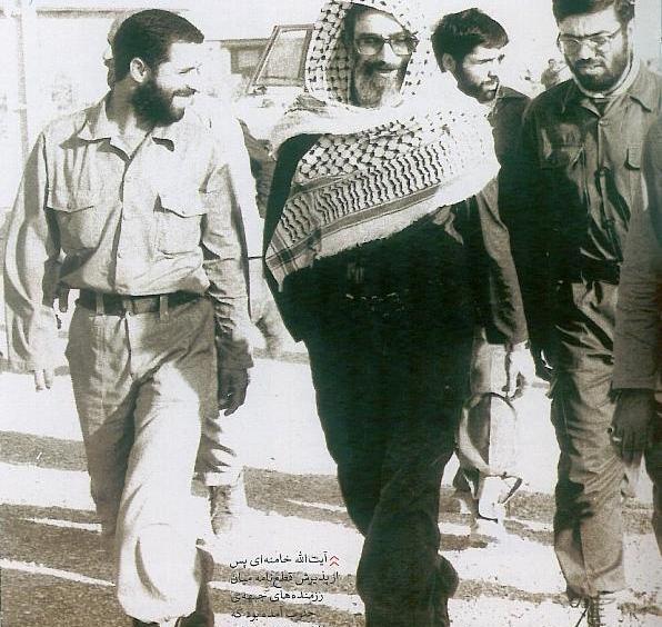 عکس تصاویر رهبر انقلاب در زمان جنگ