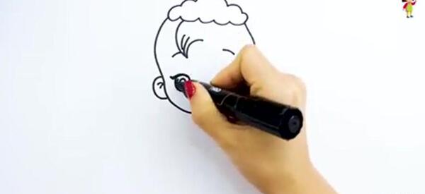 عکس نقاشی ساده نی نی