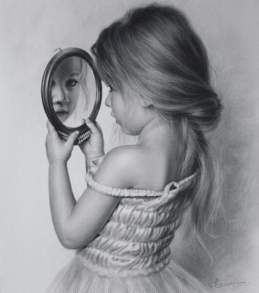 عکس نقاشی ساده سیاه سفید