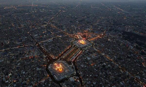 عکس هوایی بین الحرمین