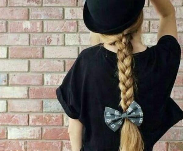 عکس نقاشی دختر مو بلند