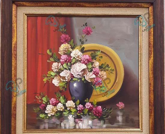 عکس نقاشی گل تابلو