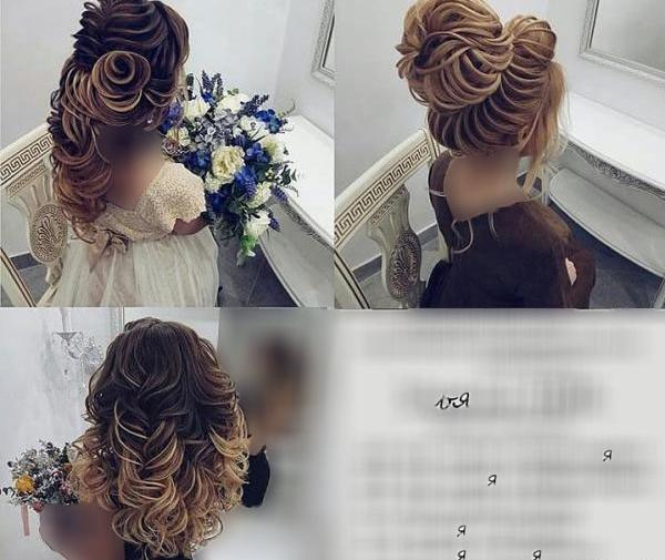 عکس شینیون مو خطی