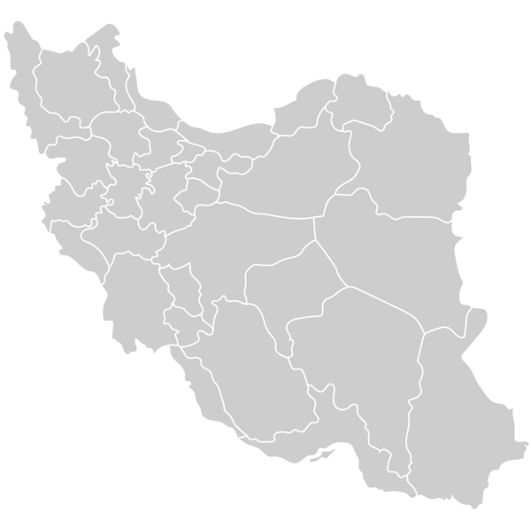 عکس نقشه ایران سیاه و قرمز