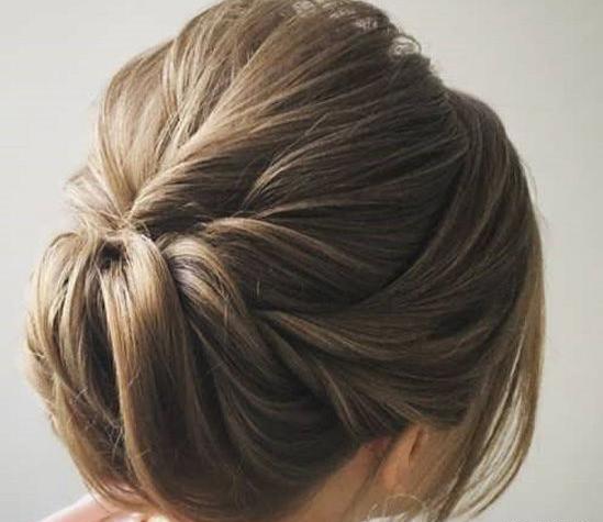 عکس شینیون مو ساده شیک