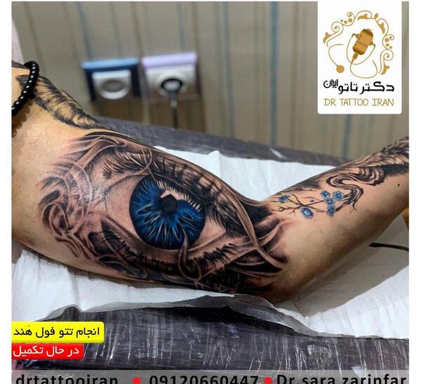 عکس طرح تاتو چشم شیطان