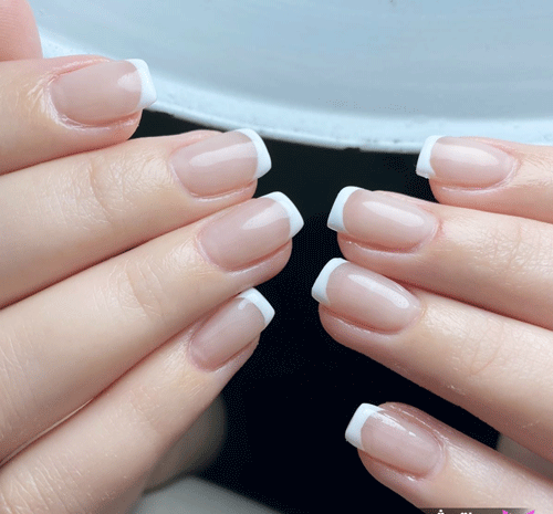 عکس مدل ناخن ژلیش فرنچ