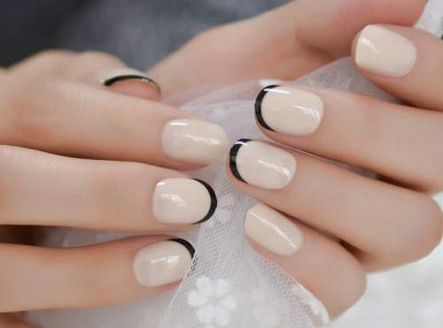 عکس مدل ناخن ژلیش فرنچ