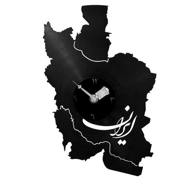 عکس از نقشه ایران سیاه