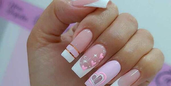 عکس طرح ناخن دخترانه ساده