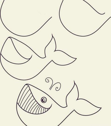 عکس نقاشی ساده و زیبا مرحله ای
