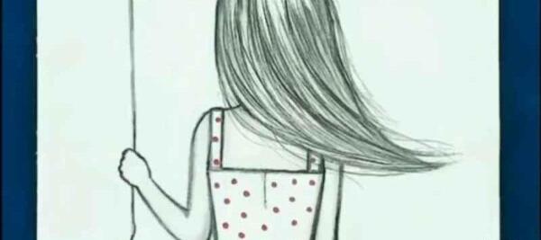 عکس نقاشی دختر آسان و زیبا