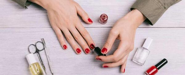 عکس مدل ژل پولیش ناخن کوتاه