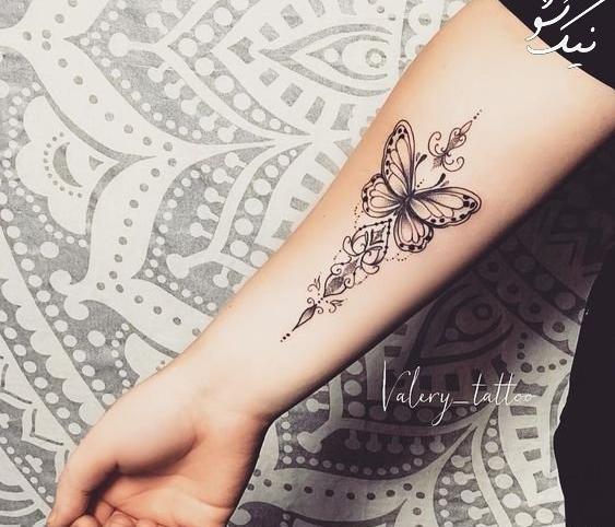 عکس خالکوبی روی دست ها