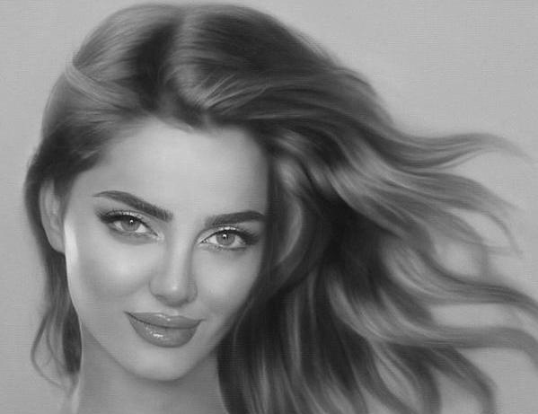 عکس نقاشی زیبای خفته