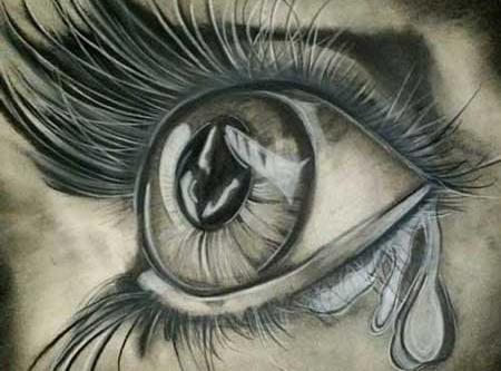 عکس های چشم گریه دار