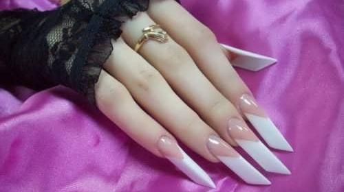 عکس مدل ناخن ساده بلند