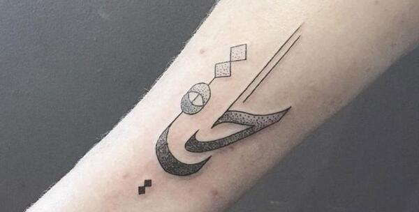 عکس تاتو مادر به عربی