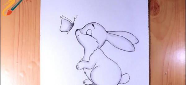 عکس نقاشی سیاه قلم حیوانات آسان