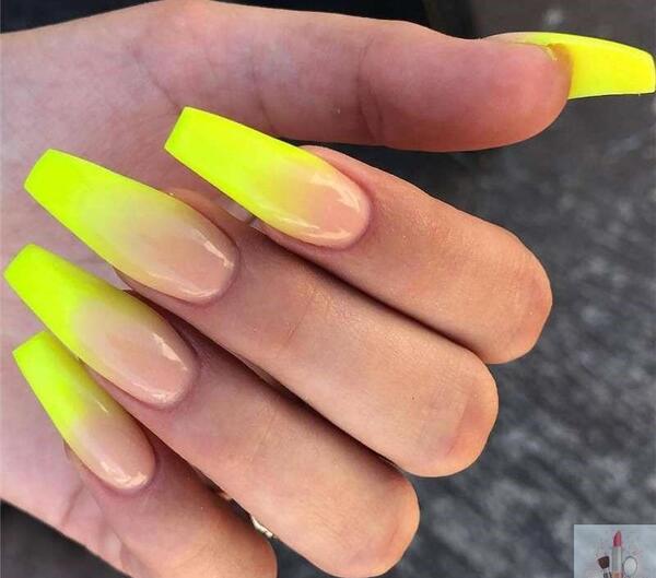 عکس طرح ناخن آمبره