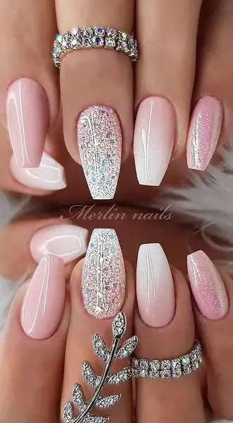 عکس طرح ناخن آمبره