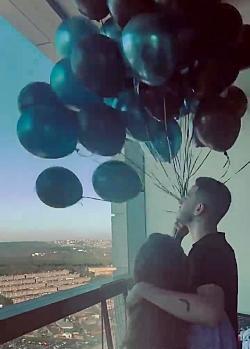 عکس عاشقانه نیکا و امیر روز