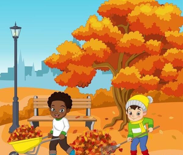 عکس پاییزی کارتونی