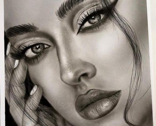 عکس نقاشی سیاه قلم نیشابور