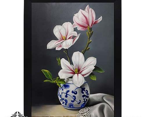 عکس نقاشی گل لیلیوم