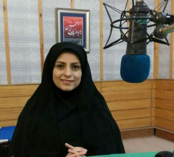 عکس خانم غنی زاده مجری رادیو ارومیه