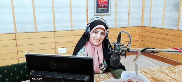 عکس خانم غنی زاده مجری رادیو ارومیه