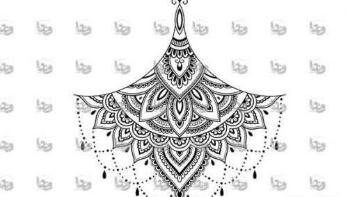 عکس طرح تاتو خام گل