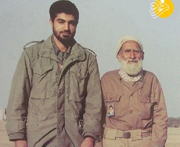 عکس حاج قاسم سلیمانی راحت