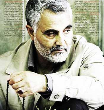 عکس حاج قاسم سلیمانی راحت