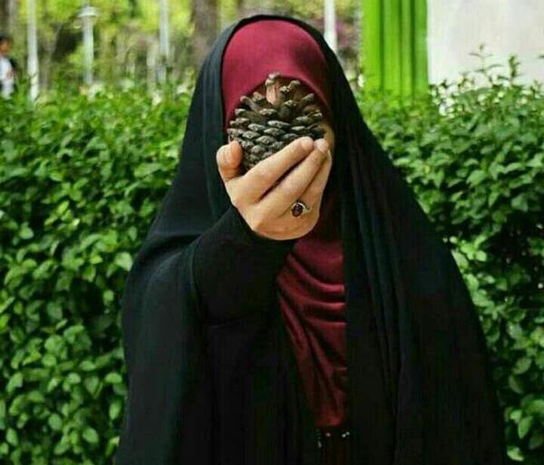 عکس دختر با چادر