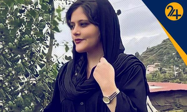 عکس صورت خونی مهسا امینی