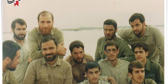 عکس شهید ابراهیم هادی در جبهه